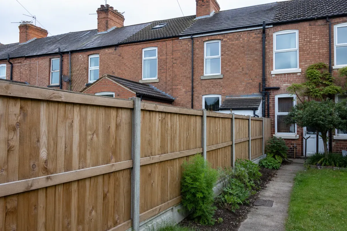 Garden fencing in Hillmorton, Rugby
